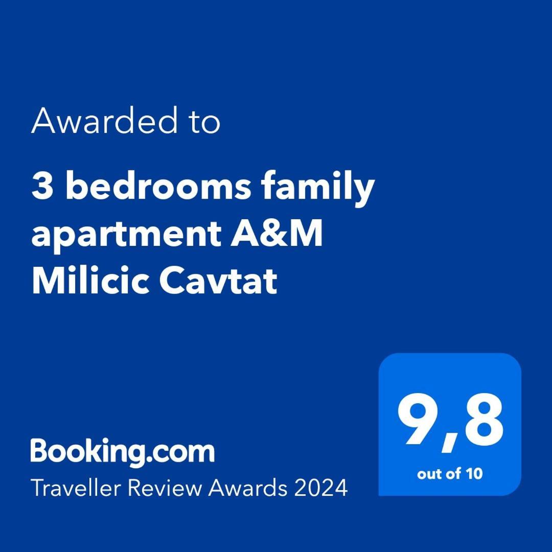 A&M Cavtat Family Apartment - 3 Bedrooms And Free Parking Esterno foto